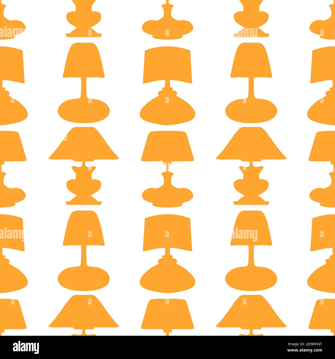 Silhouette lampe de bureau sans couture dessin animé motif simple pour  l'impression de vêtements et l'emballage du papier et des magasins et des  enfants et des accessoires et des cahiers d'étude. Élevée