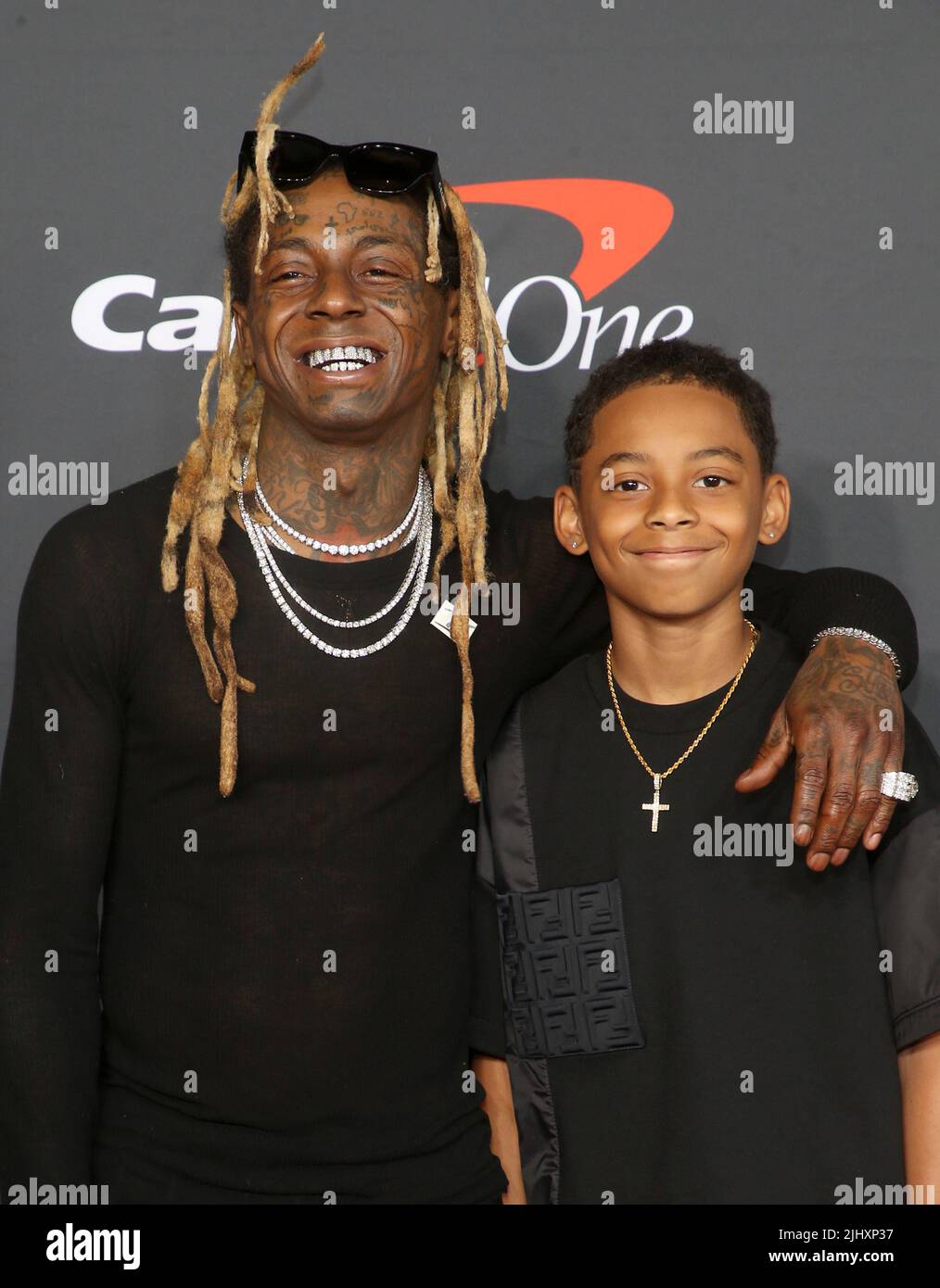 20 juillet 2022 - Hollywood, Californie - Lil Wayne, Kameron carter, 2022 ESPY au Dolby Theatre à Hollywood. Banque D'Images