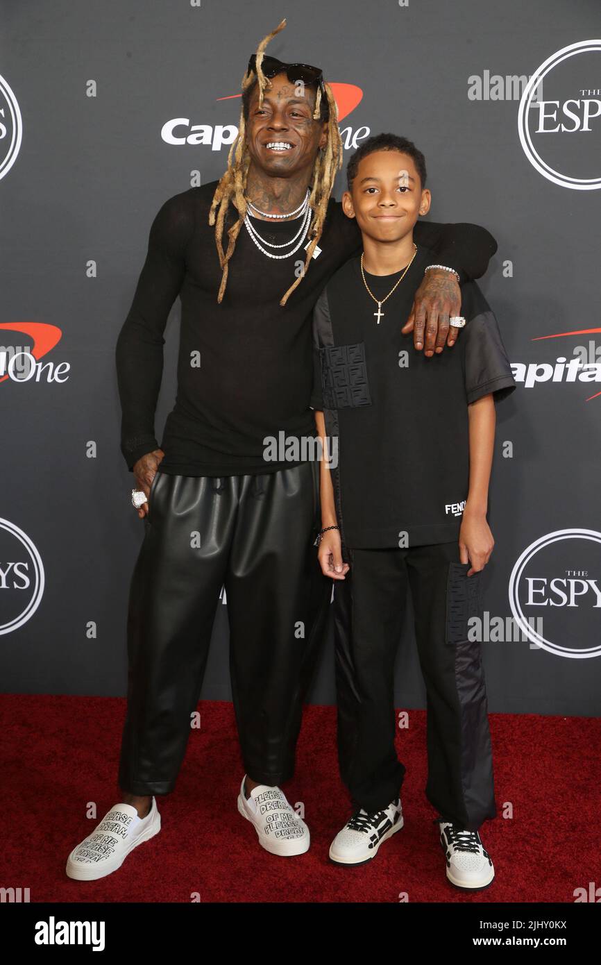 20 juillet 2022 - Hollywood, Californie - Lil Wayne, Kameron carter, 2022 ESPY au Dolby Theatre à Hollywood. Banque D'Images