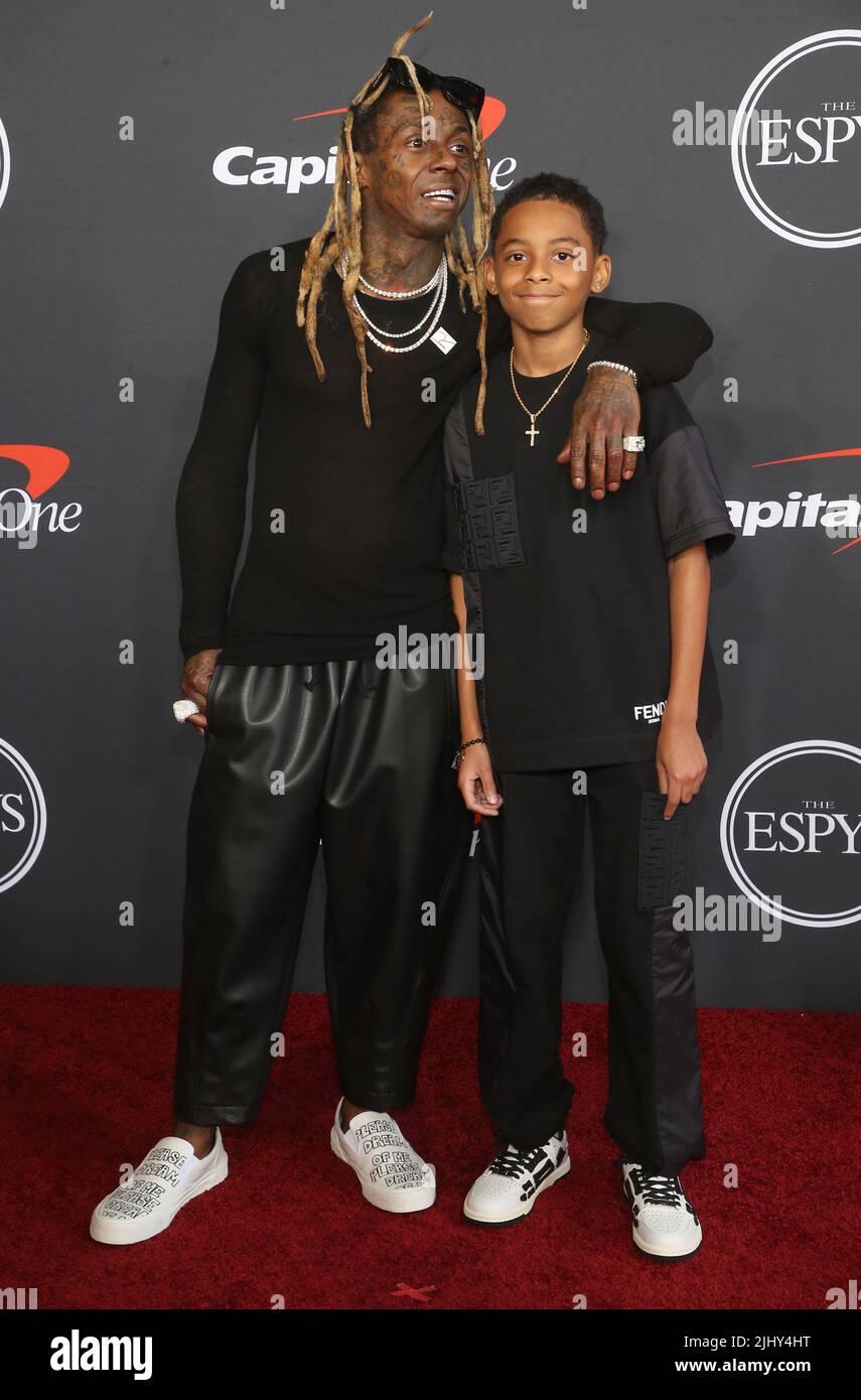 20 juillet 2022 - Hollywood, Californie - Lil Wayne, Kameron carter, 2022 ESPY au Dolby Theatre à Hollywood. Banque D'Images