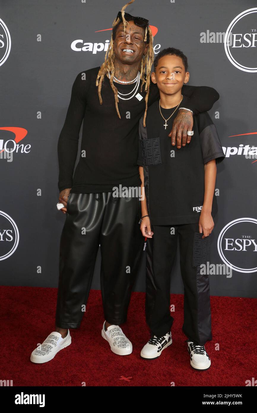 20 juillet 2022 - Hollywood, Californie - Lil Wayne, Kameron carter, 2022 ESPY au Dolby Theatre à Hollywood. Banque D'Images