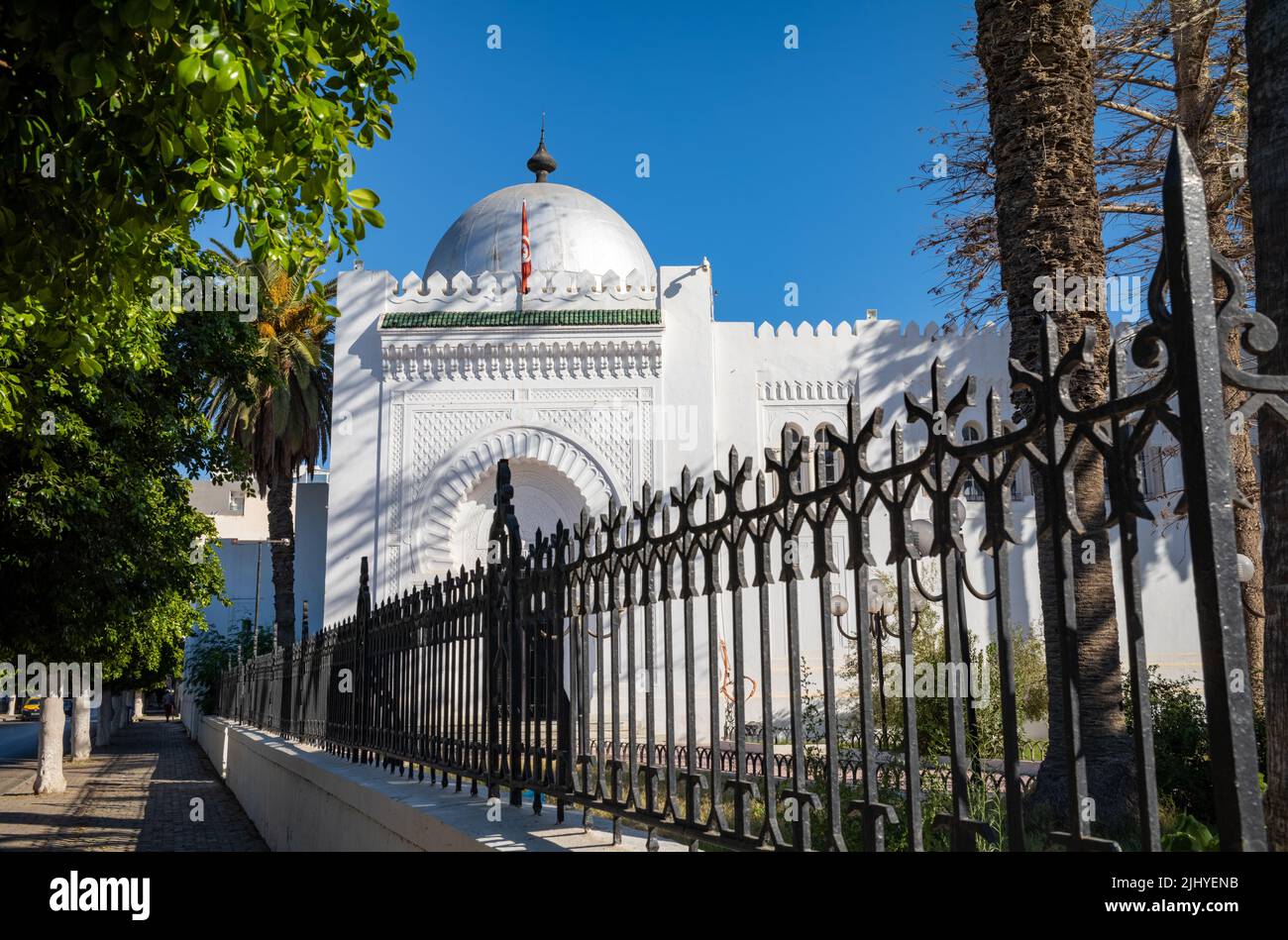 La Cour d'appel de Sousse, Tunisie. Banque D'Images