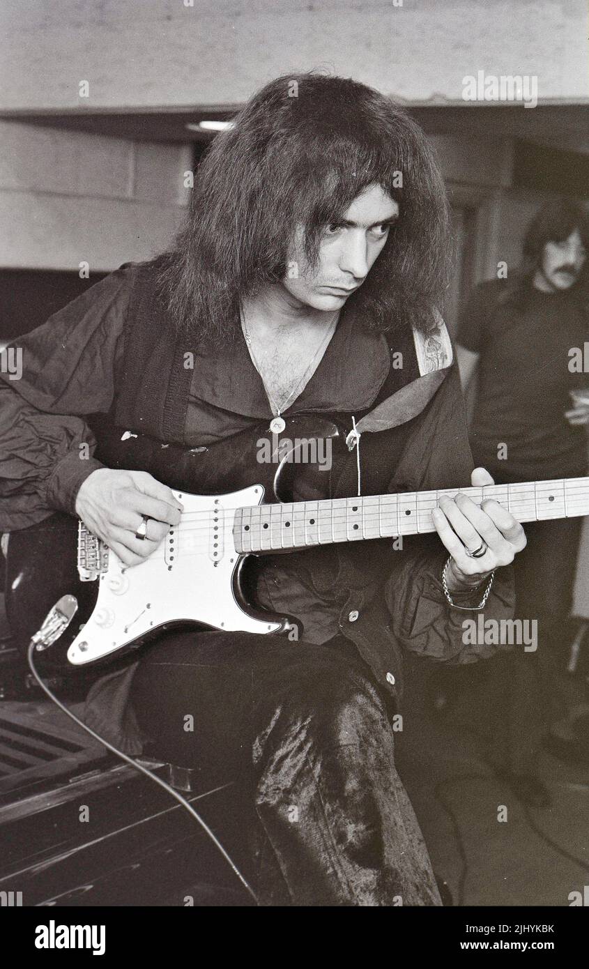 GROUPE de rock britannique VIOLET PROFOND avec Ritchie Blackmore en 1974 Banque D'Images