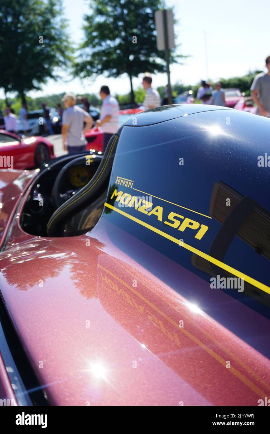 Ferrari Monza SP1 Banque D'Images