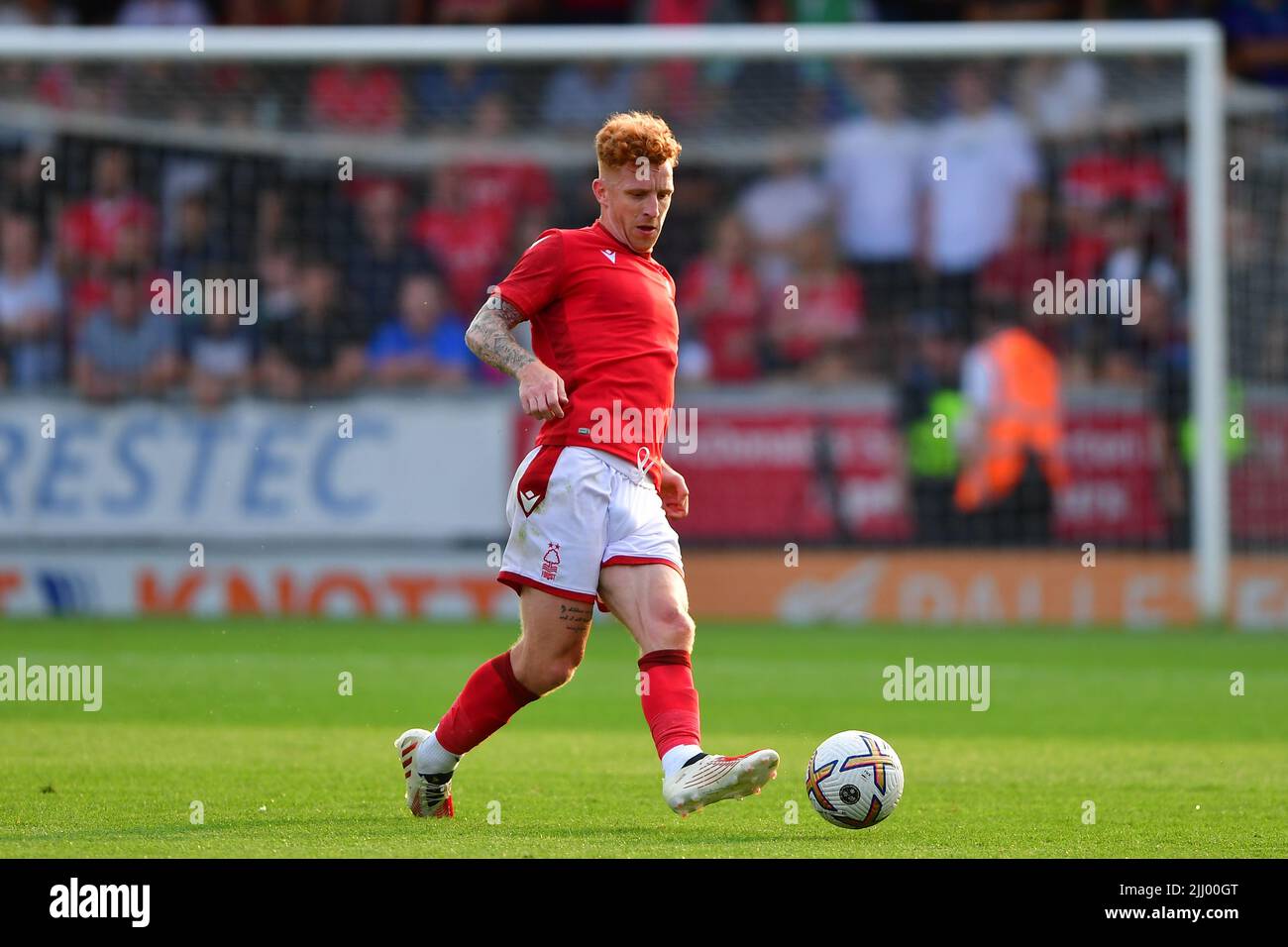 Jack Colback de la forêt de Nottingham en action lors du match amical d'avant-saison entre la forêt de Nottingham et Hertha Berlin au stade Pirelli, Burton Upon Trent, le mercredi 20th juillet 2022. (Credit: Jon Hobley | MI News) Credit: MI News & Sport /Alay Live News Banque D'Images