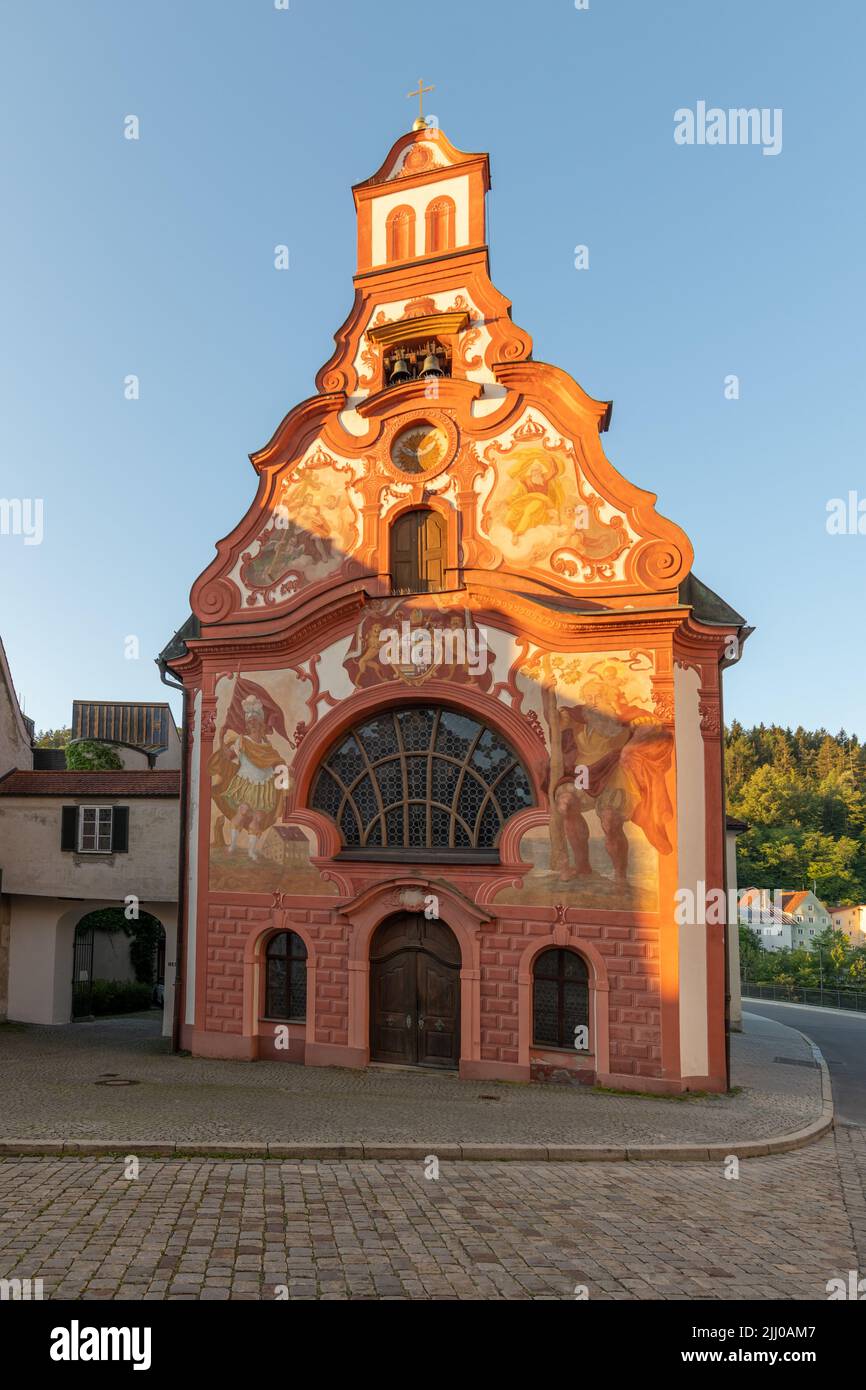 Füssen, Bavière, la vieille ville d'Allemagne Banque D'Images