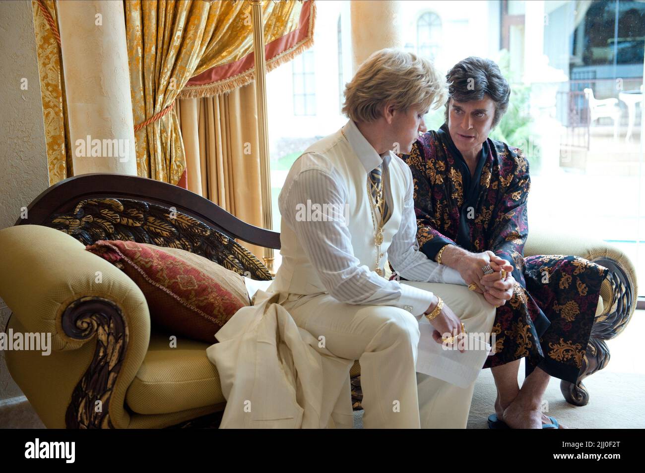 MATT DAMON, MICHAEL DOUGLAS, derrière les candélabres, 2013 Banque D'Images