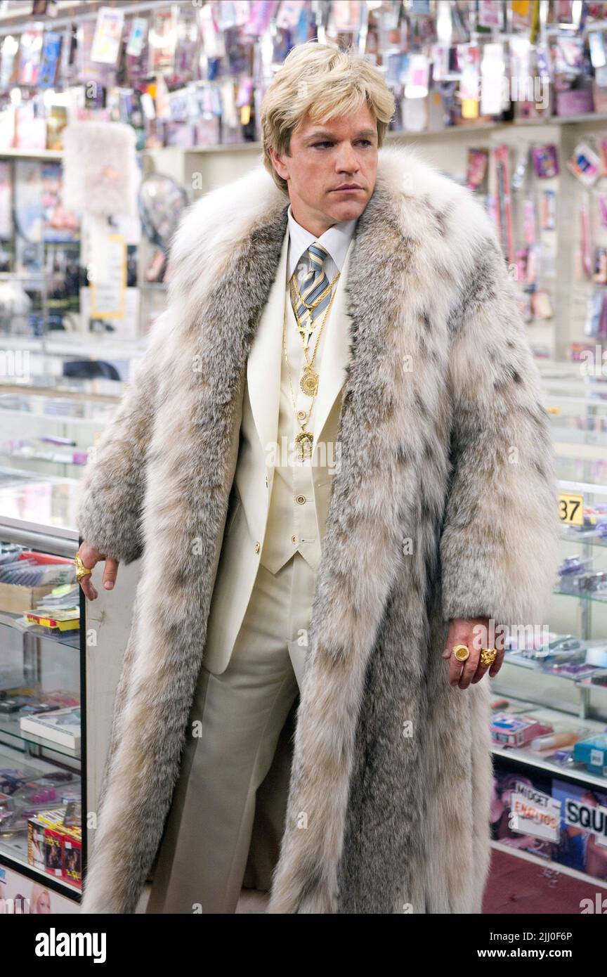 MATT DAMON, DERRIÈRE LE CANDELABRA, 2013 Banque D'Images