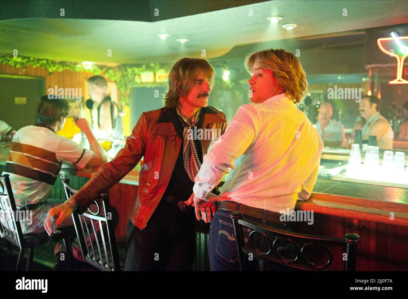 SCOTT BAKULA, Matt Damon, derrière les candélabres, 2013 Banque D'Images