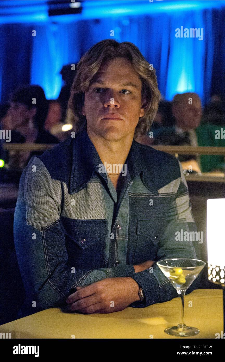 MATT DAMON, DERRIÈRE LE CANDELABRA, 2013 Banque D'Images