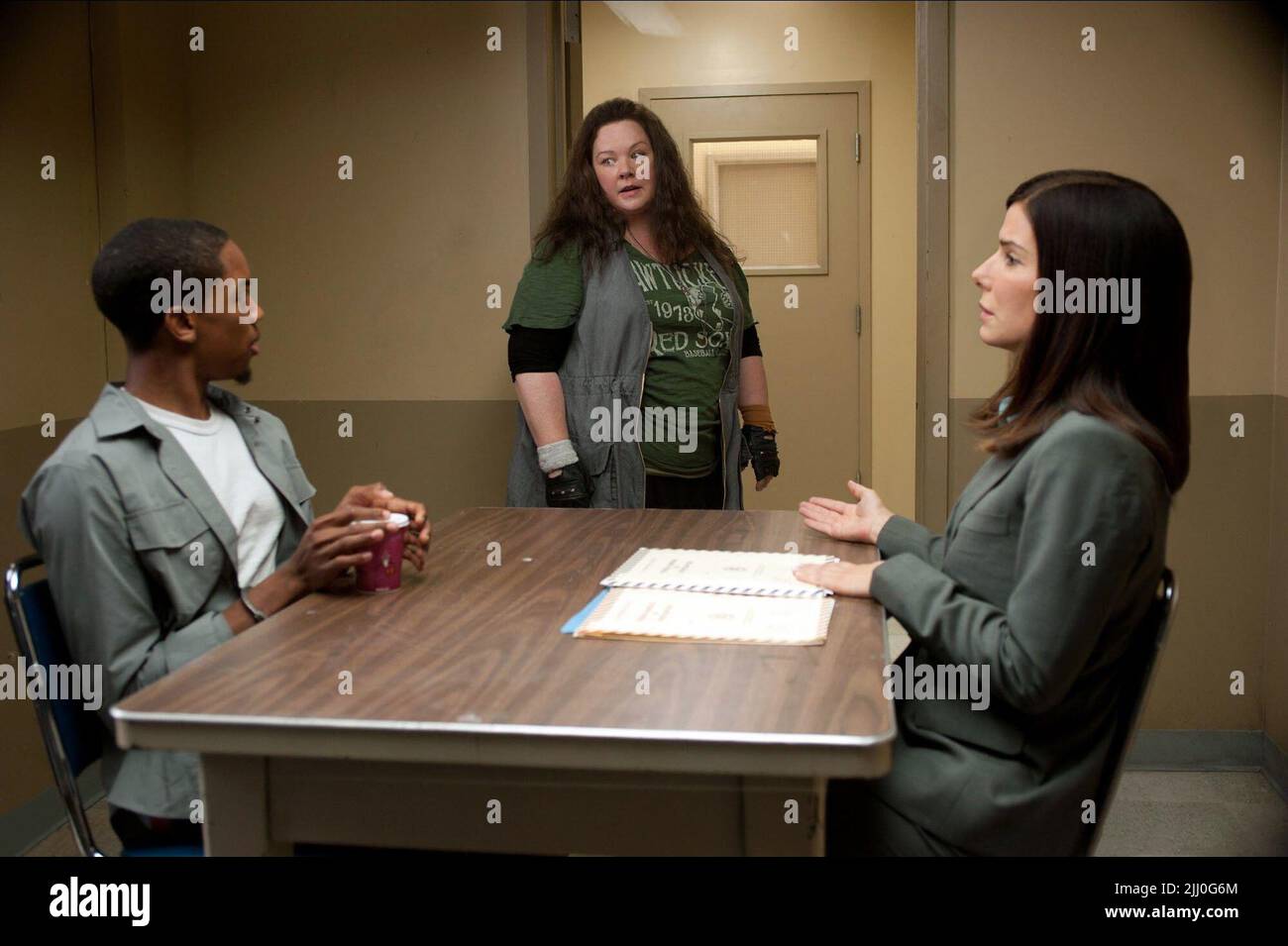 Raisons parlé, MELISSA MCCARTHY, Sandra Bullock, LA CHALEUR, 2013 Banque D'Images