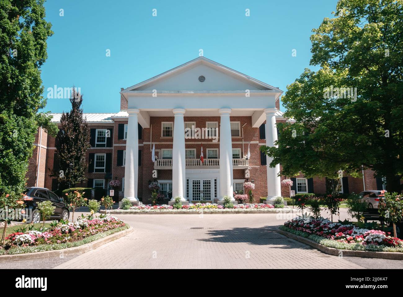 Hôtel d'époque de Queen's Landing, Niagara-on-the-Lake, Ontario, Canada Banque D'Images