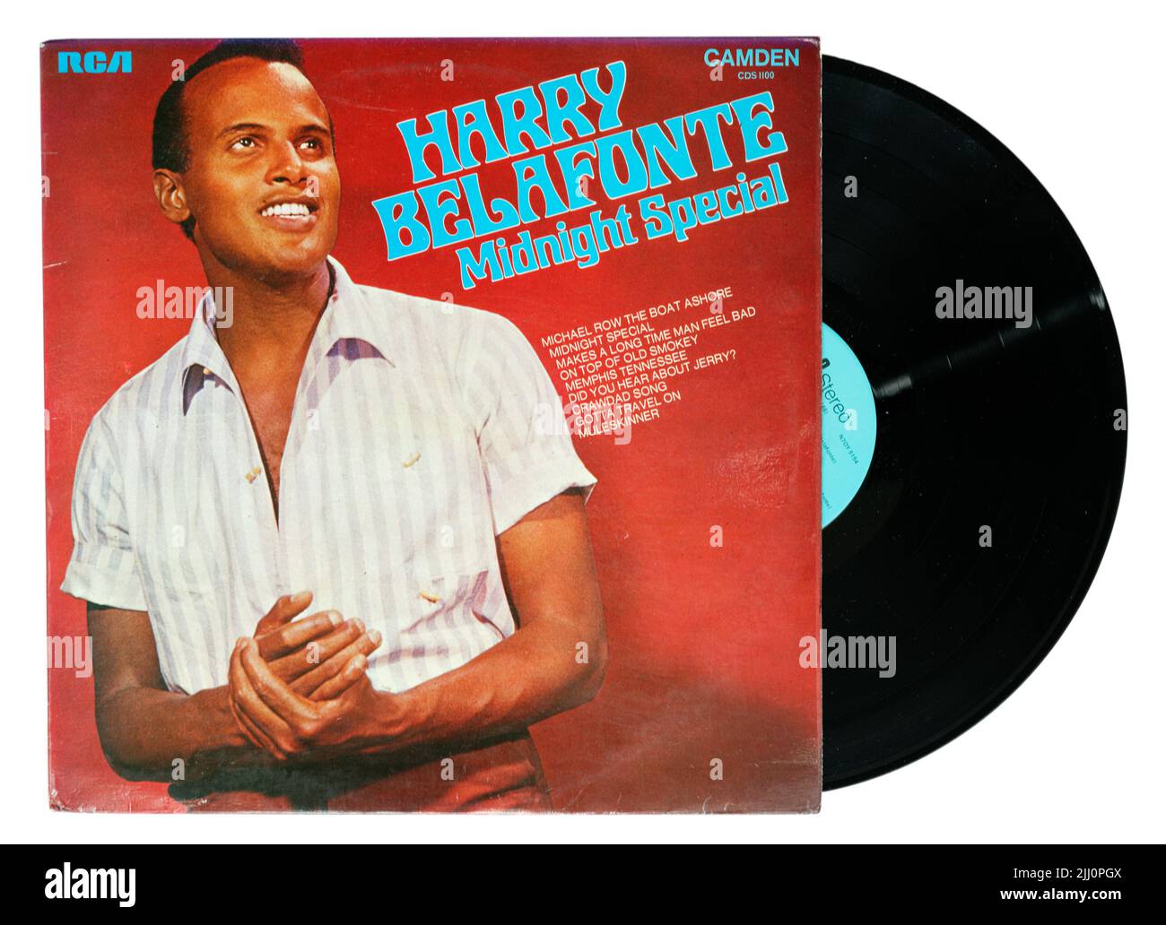 Un album spécial de minuit par Harry Belafonte Banque D'Images