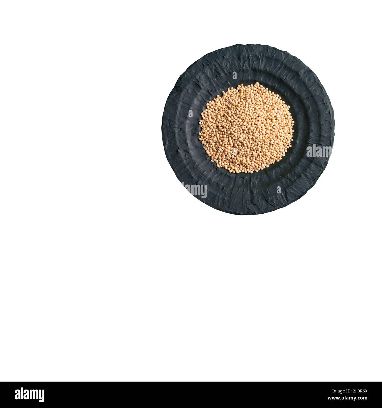 Graines de millet blanc biologique - alimentation saine Banque D'Images