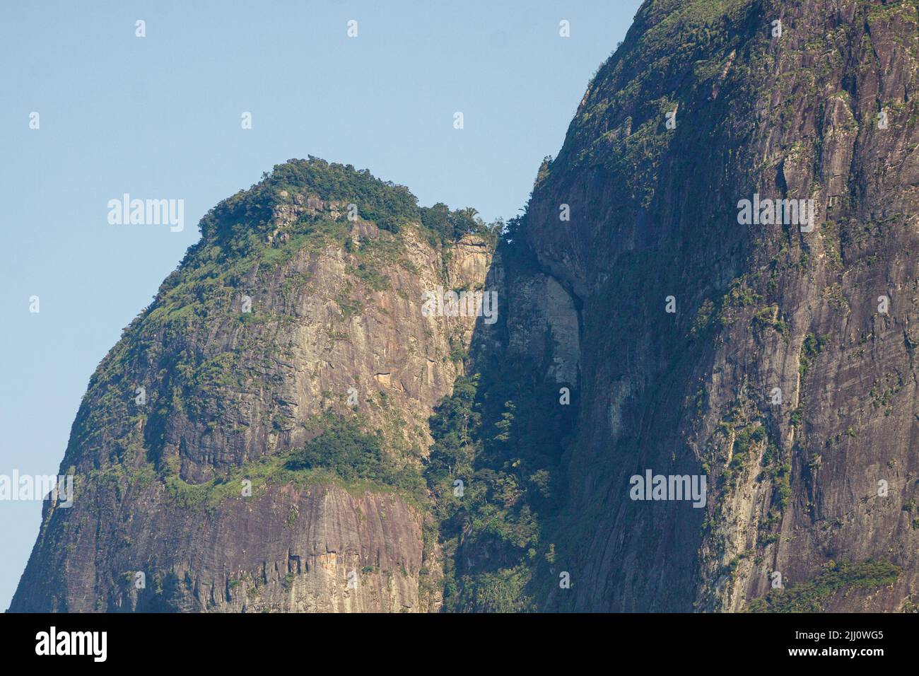 Magnifiques détails en pierre à Rio de Janeiro. Banque D'Images