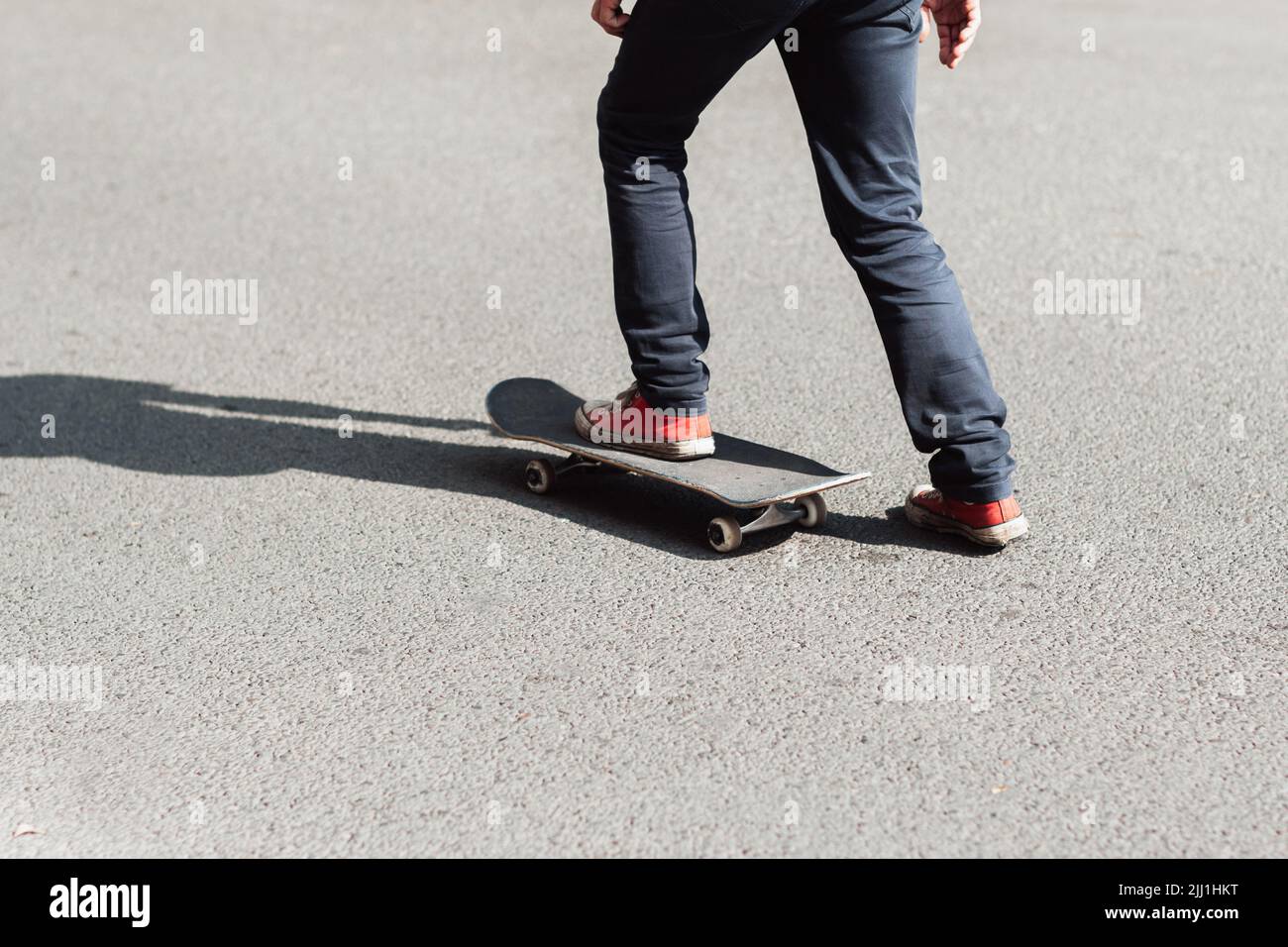 Sport professionnel. Motivation pour le skateboard Banque D'Images