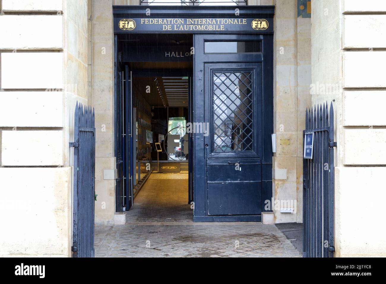 Siège de la Fédération internationale de l'automobile (FIA) - Fédération internationale de l'automobile - place de la Concorde - Paris - France Banque D'Images