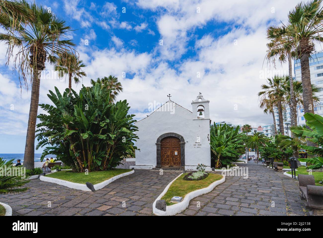 Puerto de la Cruz, Ténérife, 23 juin 2022. Hermitage de San Telmo à Santa Cruz de Tenerife, îles Canaries. Banque D'Images