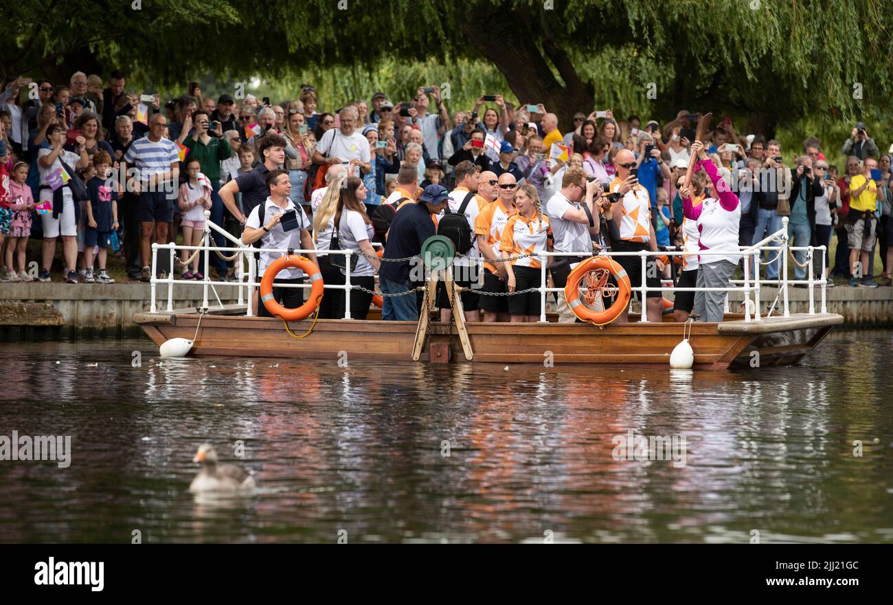 Relais baton queens stratford upon avon Banque de photographies et d