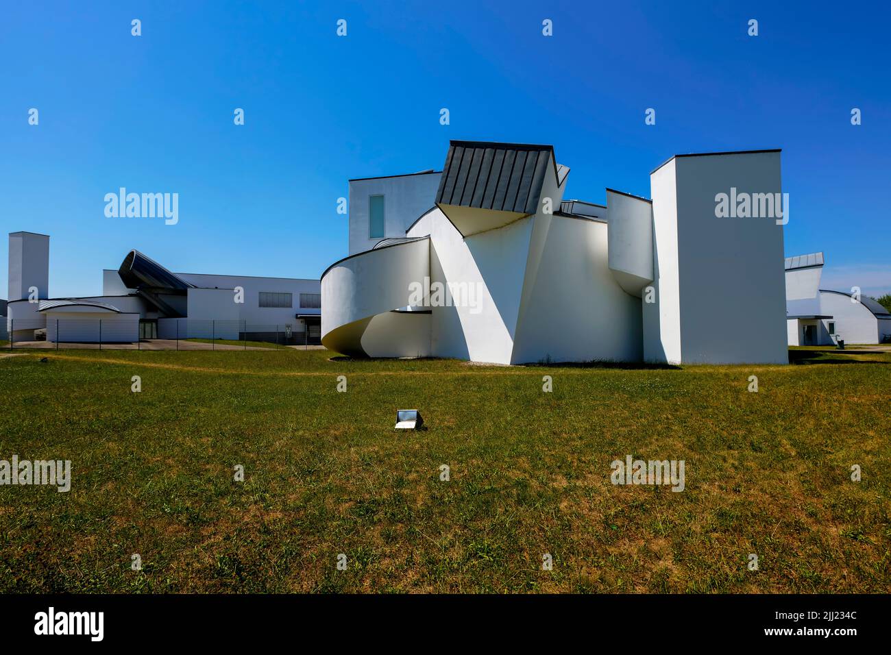 Vitra Vitra Design Museum de Park, l'architecte Frank O. Gehry, Weil am Rhein, Allemagne. Banque D'Images