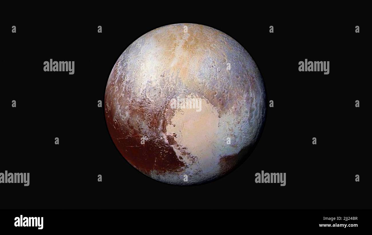 Quatre images de l'imageur de reconnaissance à longue portée (LORRI) de New Horizons ont été combinées avec des données en couleur de l'instrument Ralph de l'engin spatial pour créer cette vue globale en couleur améliorée de Pluton. Pluton composition colorée NASA ID: PIA09113 quatre images de l'imageur de reconnaissance à longue portée New Horizons LORRI ont été combinées avec les données en couleur de l'instrument Ralph pour créer cette vue globale en couleur améliorée de Pluton. Date de création : 2015-08-12 Centre : JPL Mots clés : Pluton, nouveaux Horizons Crédit du créateur secondaire : NASA/Laboratoire de physique appliquée de l'Université Johns Hopkins/Southw Banque D'Images
