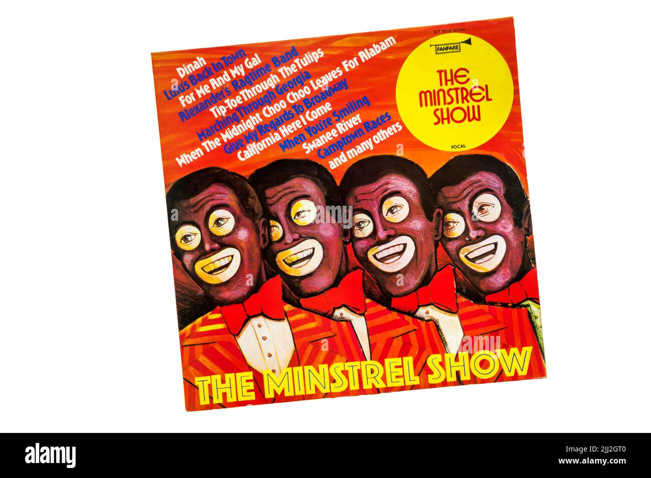 The Minsrel Show LP, basé sur la série télévisée de la BBC The Black & White Minsrel Show et sorti en 1967. Banque D'Images