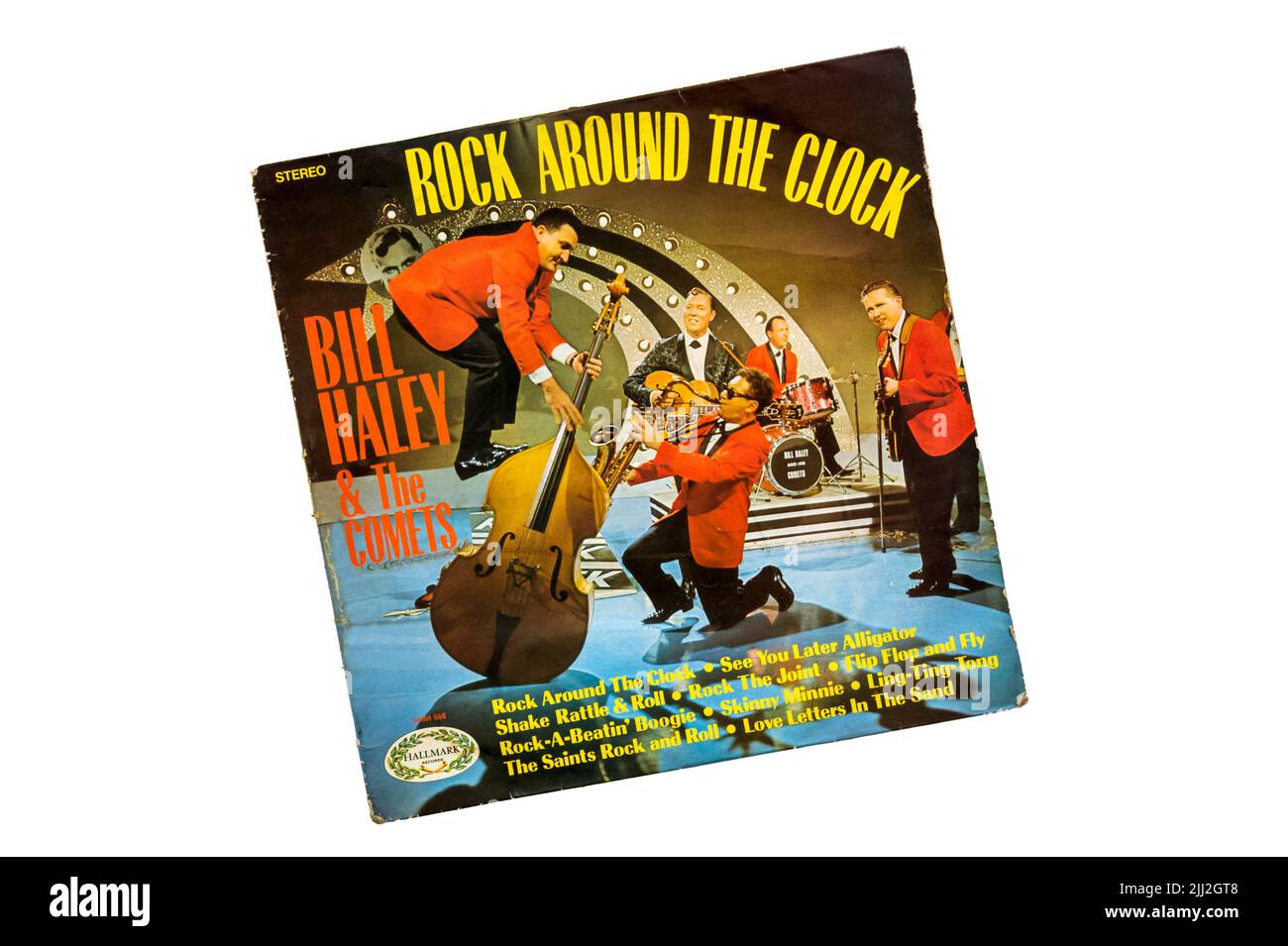1968 sortie de Rock Around the Clock par Bill Haley et les Comets. Banque D'Images