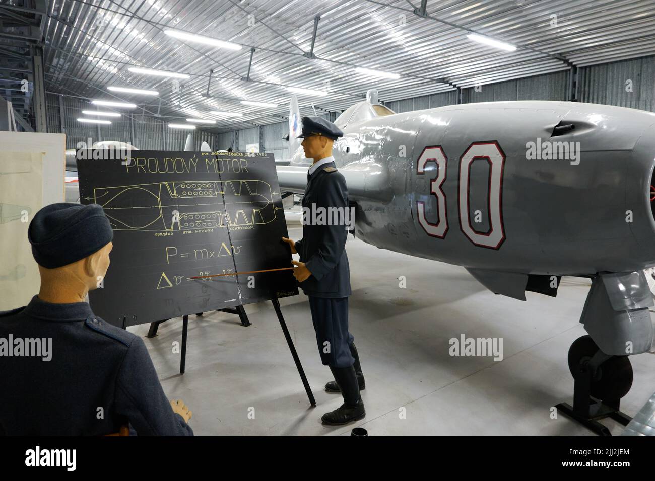 Prague, République tchèque - 17 juin 2022 - le musée de l'aviation Kbely - Hangar du général Karel Janousek - l'aviation de la Seconde Guerre mondiale Banque D'Images