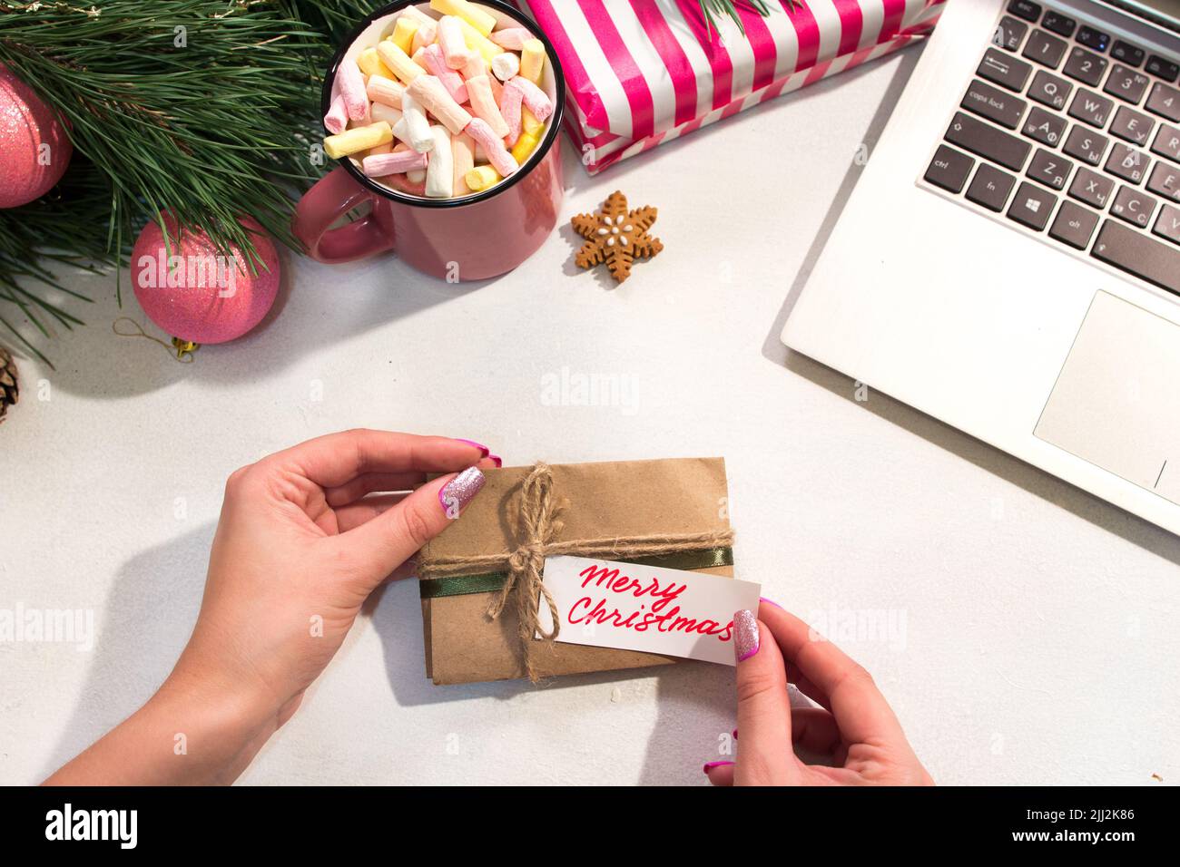 Félicitations pour Noël et le nouvel an Banque D'Images