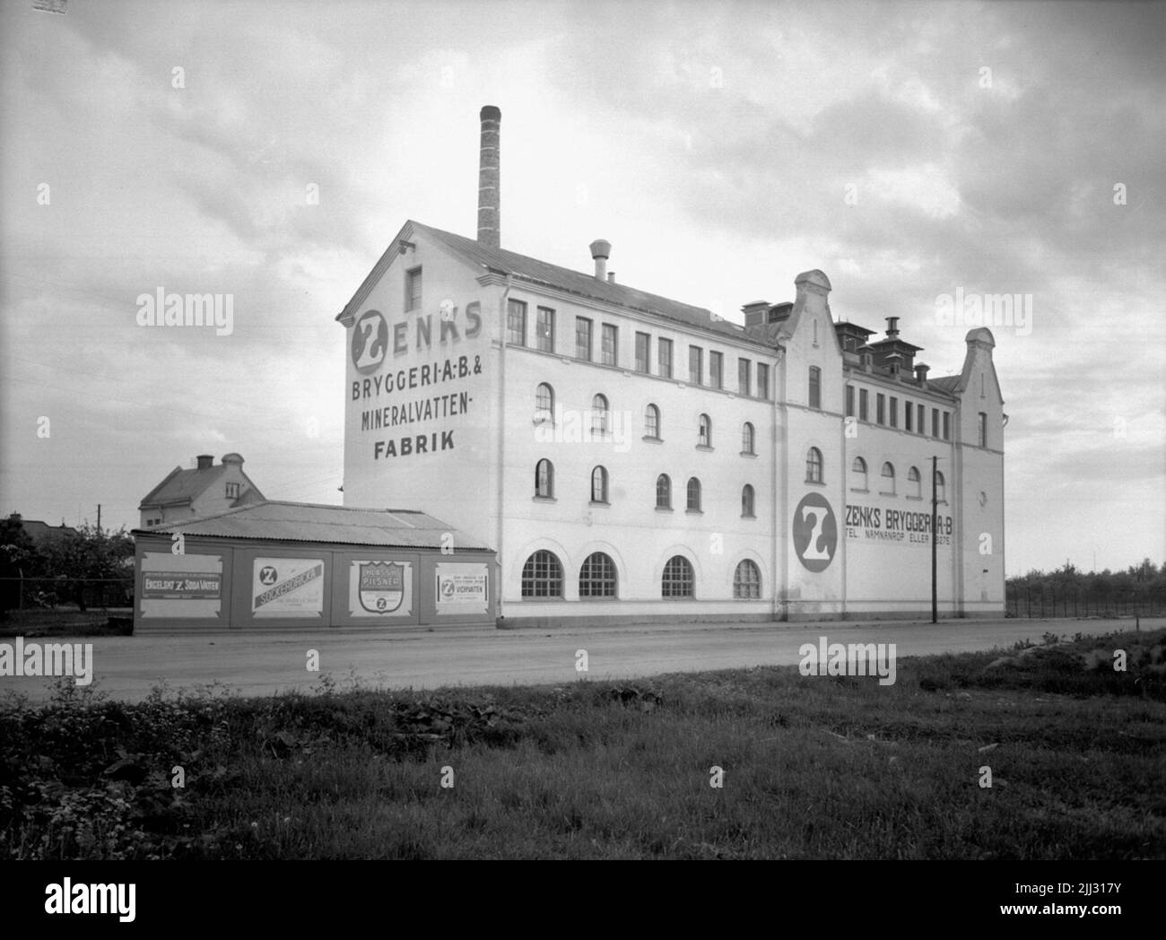 Zenks Bryggeri AB & Mineral Water Factory, extérieur. Banque D'Images