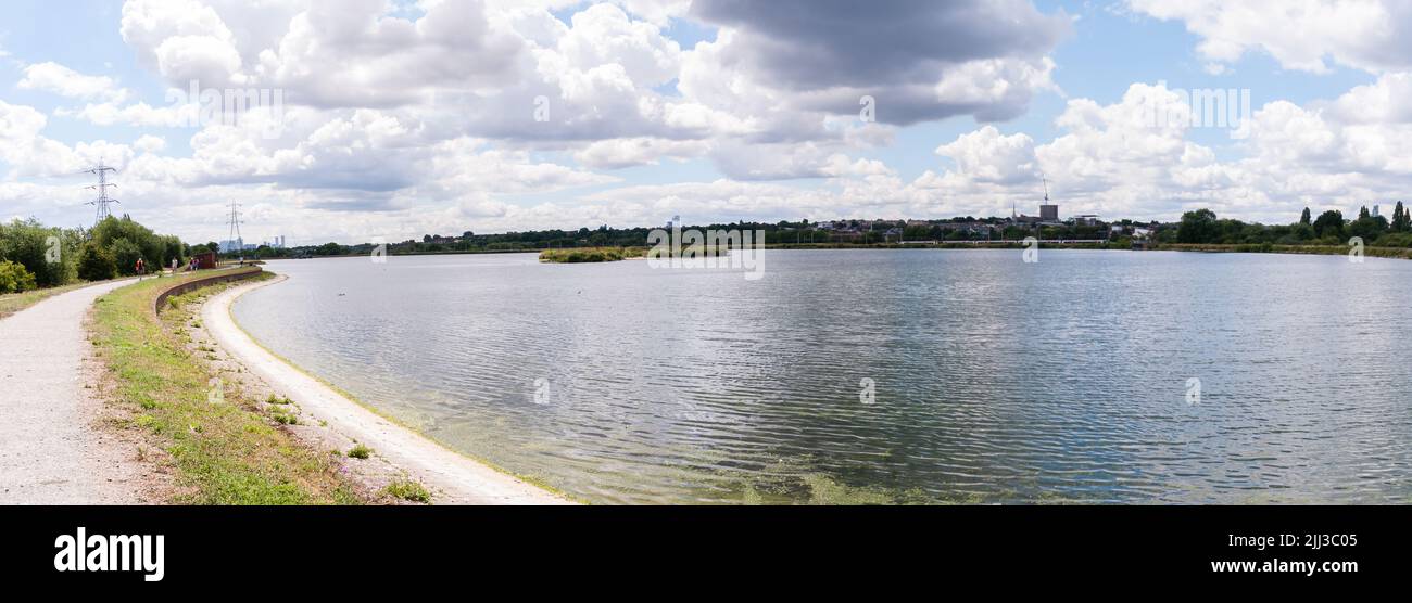Walthamstow Wetlands, Londres, Royaume-Uni, 3 juillet 2022 Banque D'Images