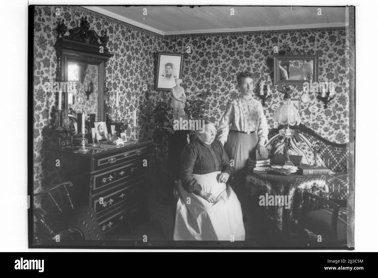 Chambre intérieure, 2 personnes. Emma Carlsson Banque D'Images