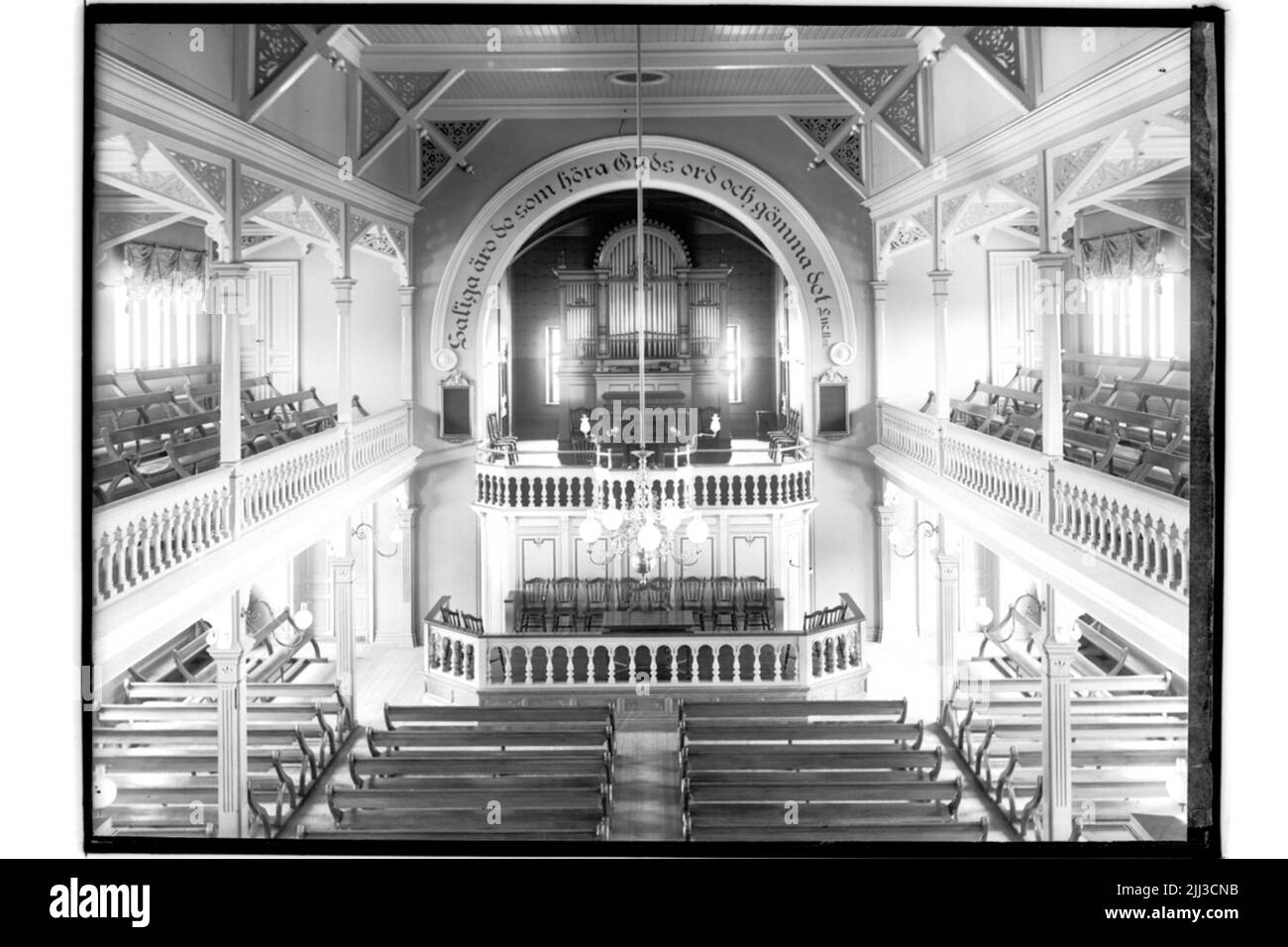 Vasakyrkan, intérieur. Banque D'Images