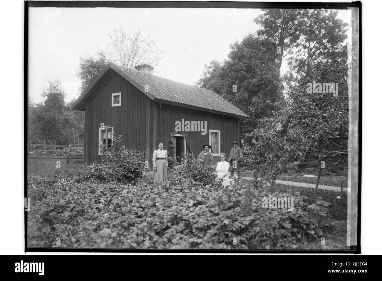 Chalet individuel, 4 personnes. Karl Andersson Banque D'Images