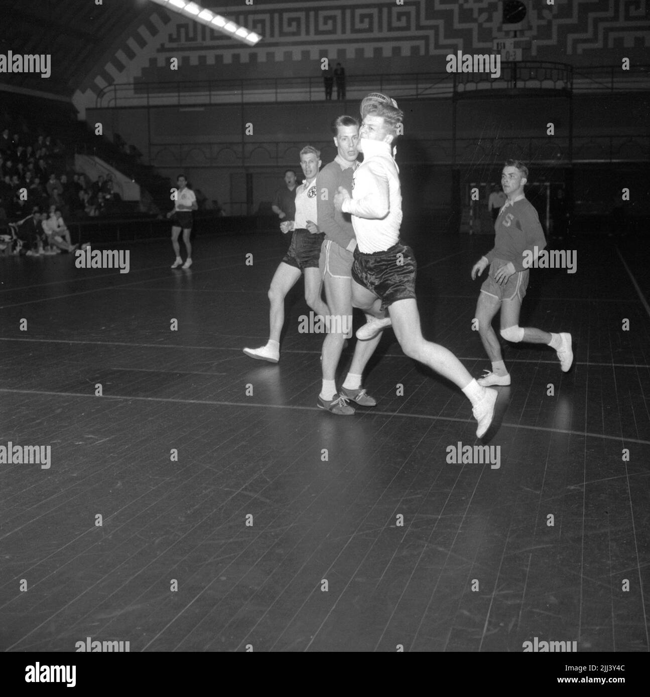 ÖSK DM en handball.7 mars 1959. Banque D'Images