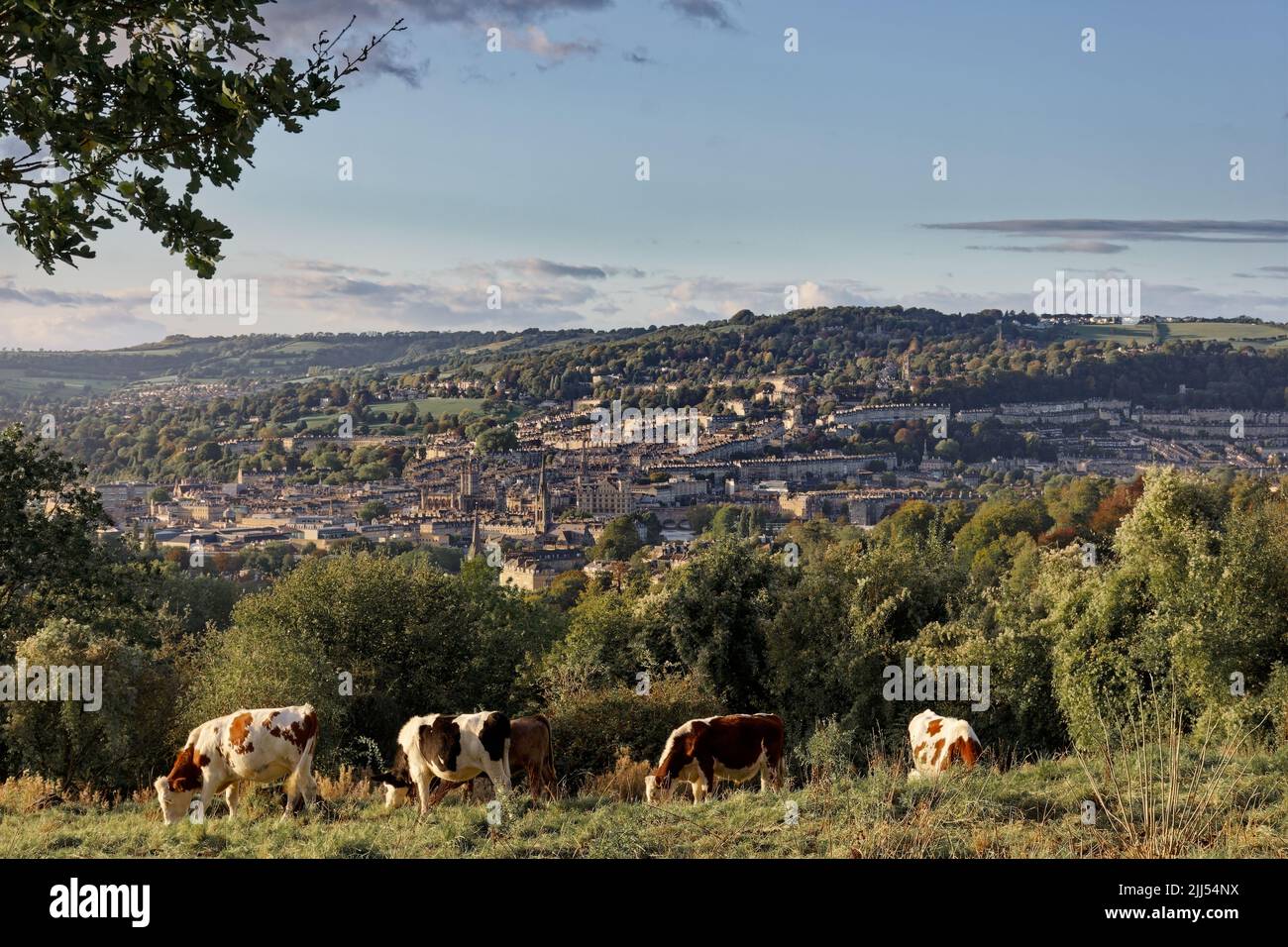 Promenade panoramique de Bath Banque D'Images