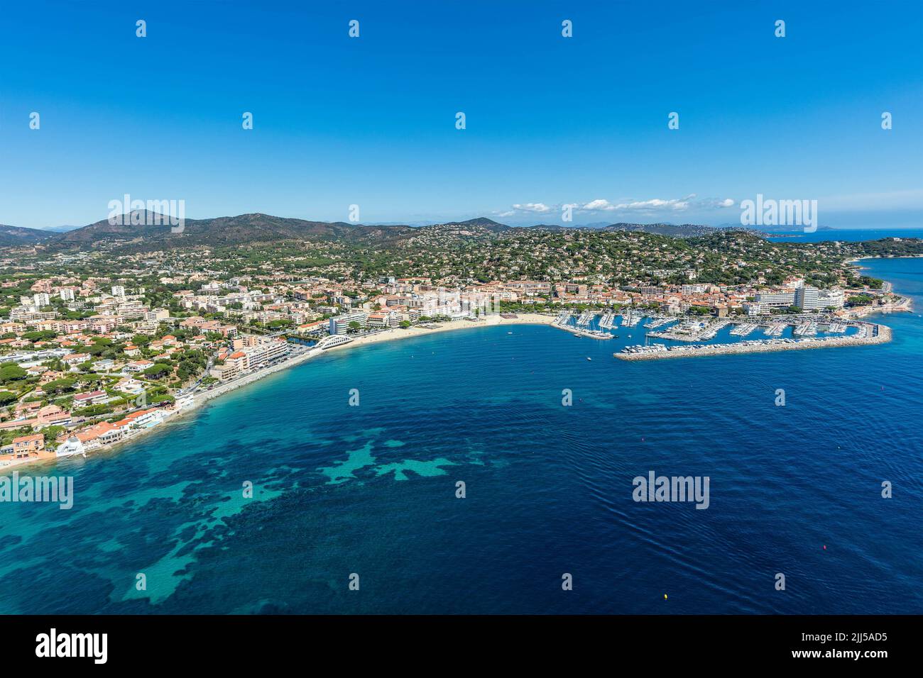 France, Var (83) Sainte-Maxime, Centre Vile Banque D'Images