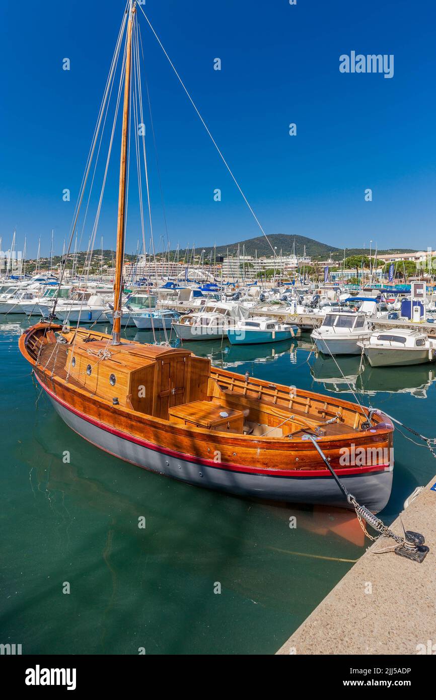 France, Var (83) Sainte-Maxime, le Port Banque D'Images