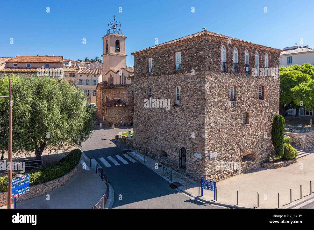 France, Var (83) Sainte-Maxime, la Tour carrée, Musée des traditions locales Banque D'Images