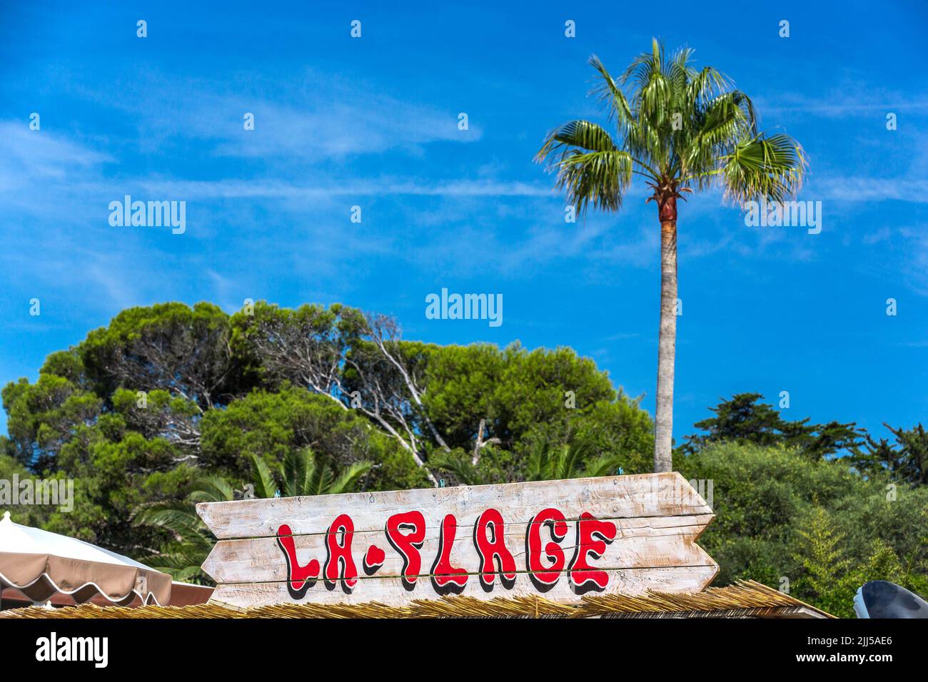 France, Var (83) Sainte-Maxime, Plage de Nartelle Banque D'Images