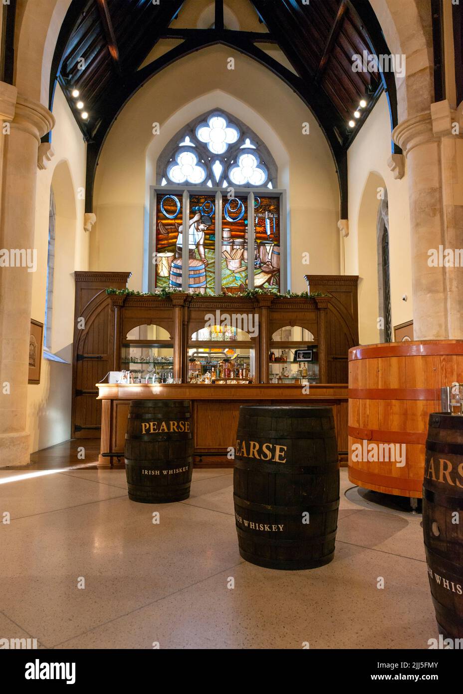 Pearse Lyons, intérieur de la Distillerie Saint-james, Dublin, Irlande. Banque D'Images