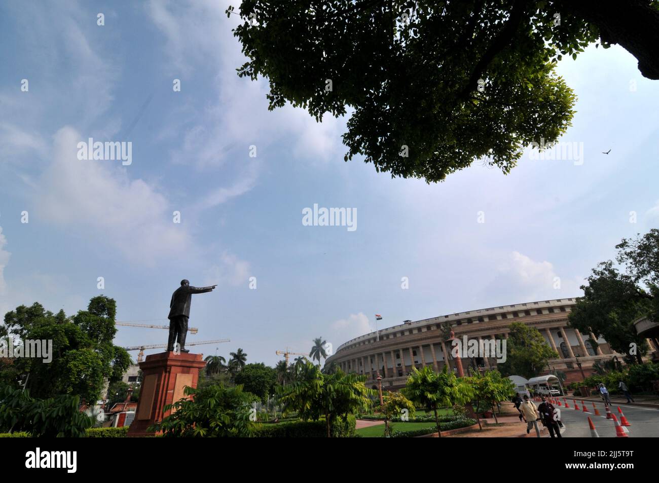 New Delhi, Inde. 23rd juillet 2022. 23 juillet 2022, New Delhi, New Delhi, Inde: Parlement indien à New Delhi le samedi (Credit image: © Ravi Batra/ZUMA Press Wire) Credit: ZUMA Press, Inc./Alay Live News Banque D'Images