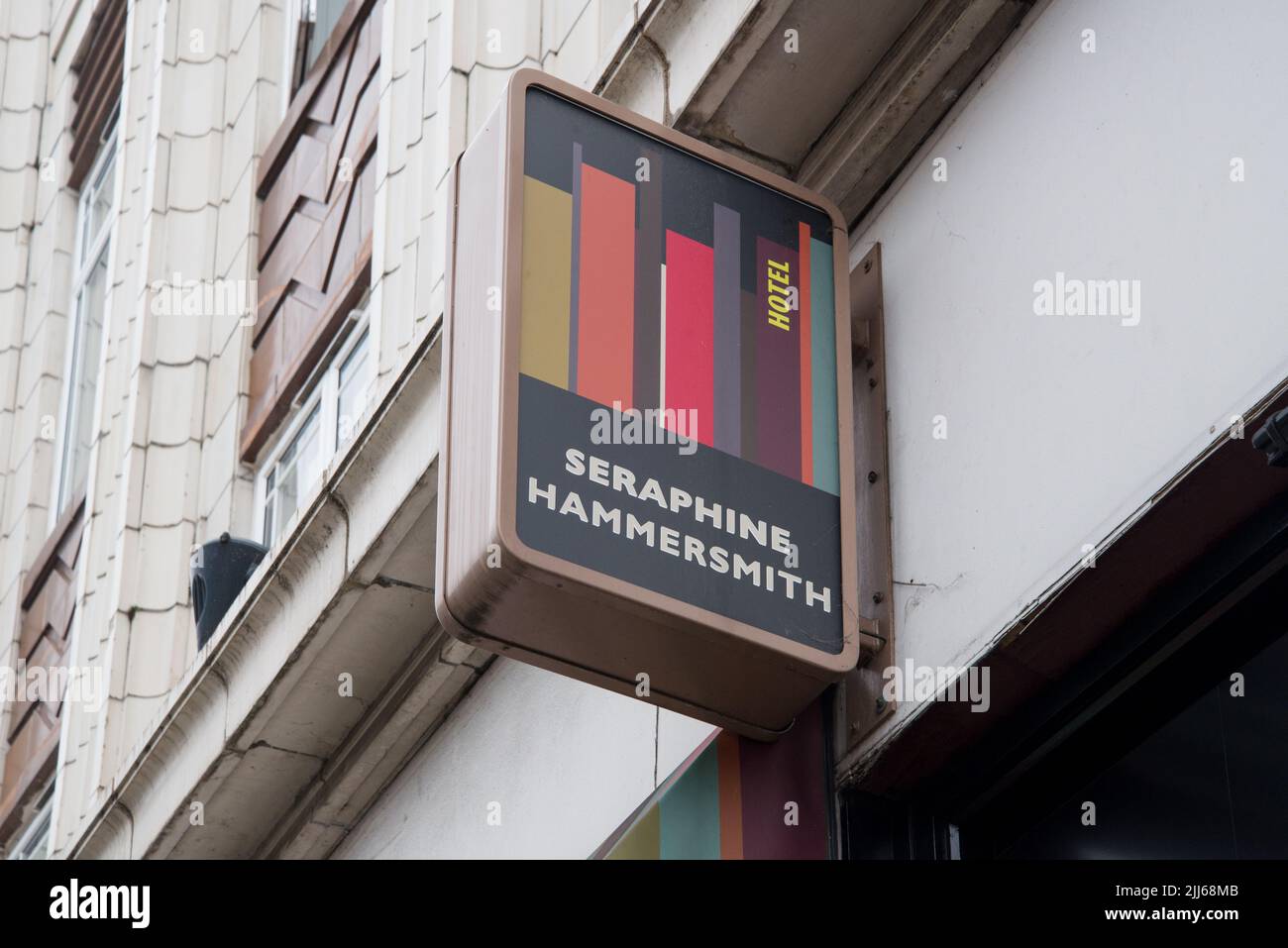 Logo Seraphine Hotel Shop Banque D'Images