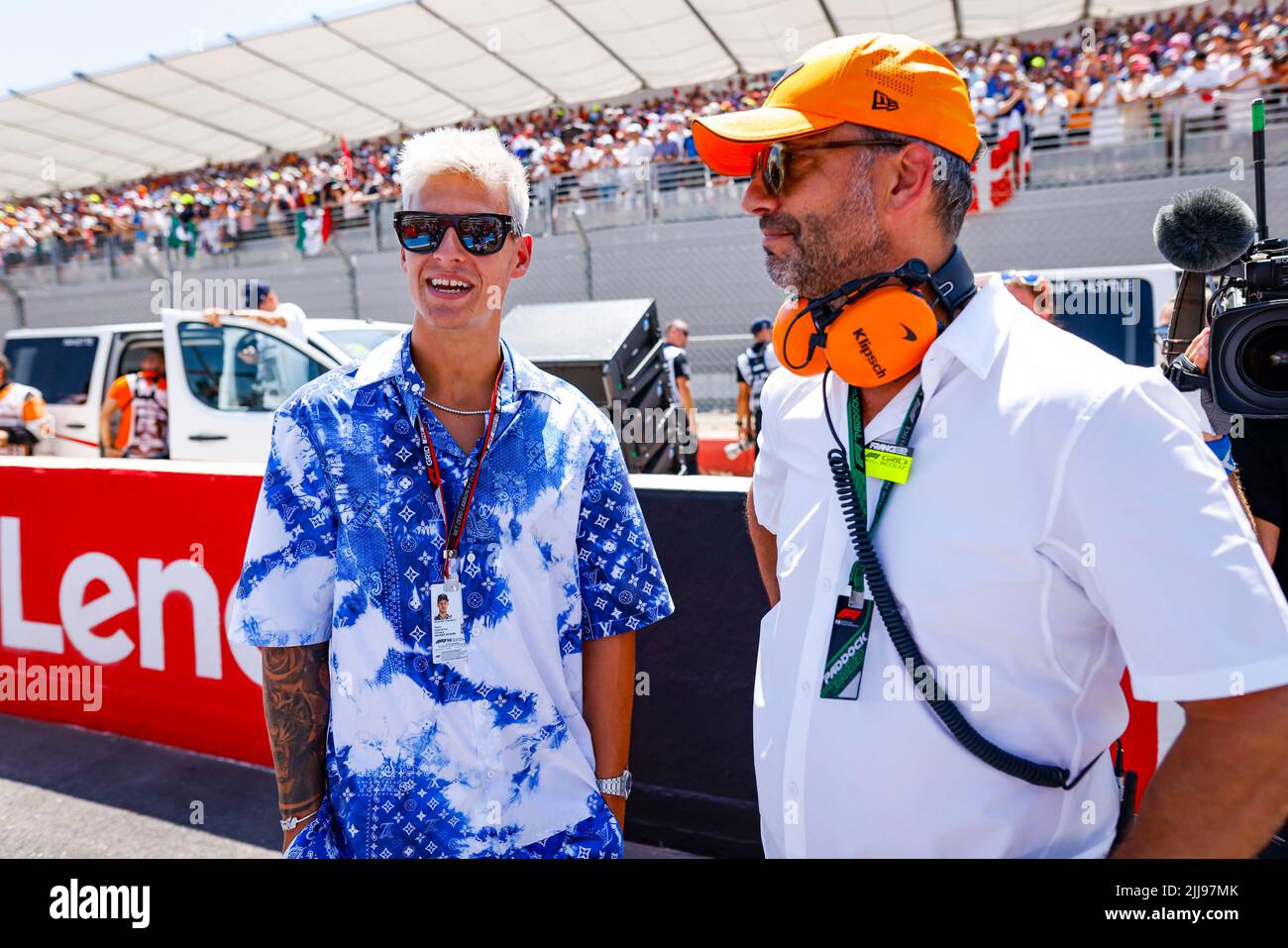 Le Castellet, France - 24/07/2022, QUARTACARRARO Fabio (fra), pilote de moto  GP, portrait au Grand Prix de France de Formule 1 de Lenovo, Grand Prix de  France 2022, 12th tour du Championnat