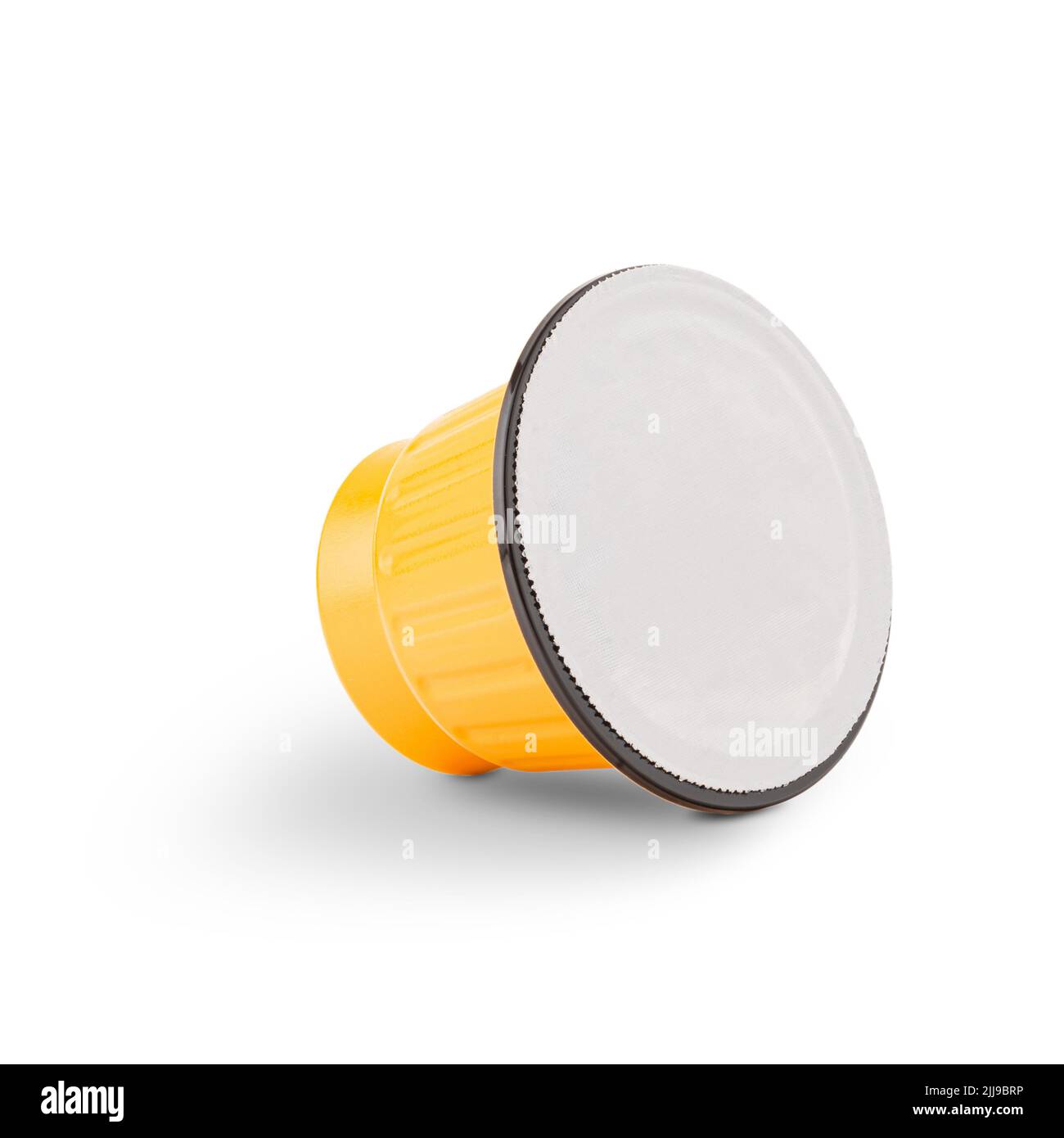 Capsule de café isolée sur fond blanc Banque D'Images