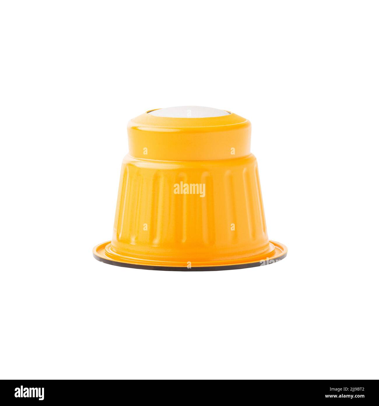 Capsule de café isolée sur fond blanc Banque D'Images