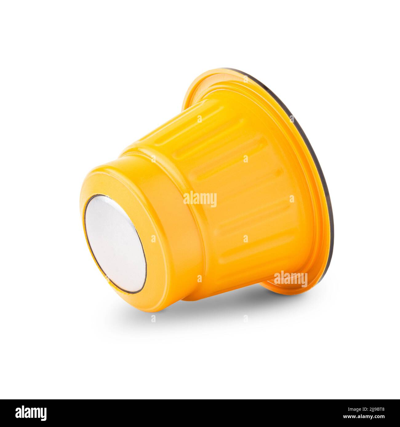 Capsule de café isolée sur fond blanc Banque D'Images