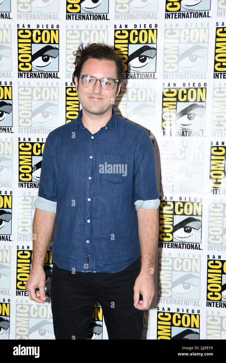 Andy Siara arrivée à la photocall de Peacock pour «le complexe» au Hilton Bayfront à San Diego International Comic-con jour 3 tenu à 23 juillet 2022. Banque D'Images