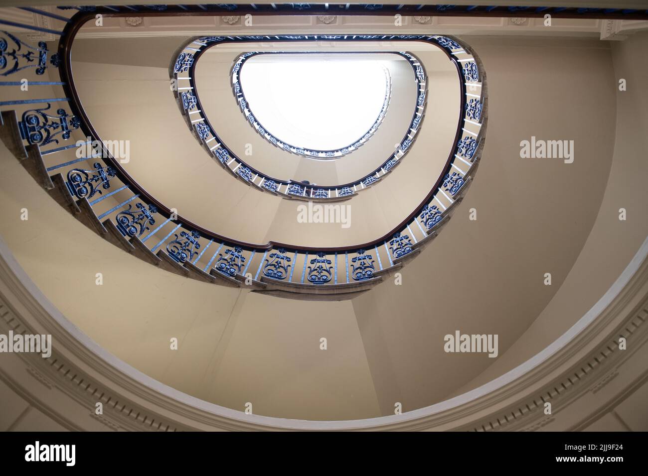 Escaliers à Somerset House, Londres Banque D'Images
