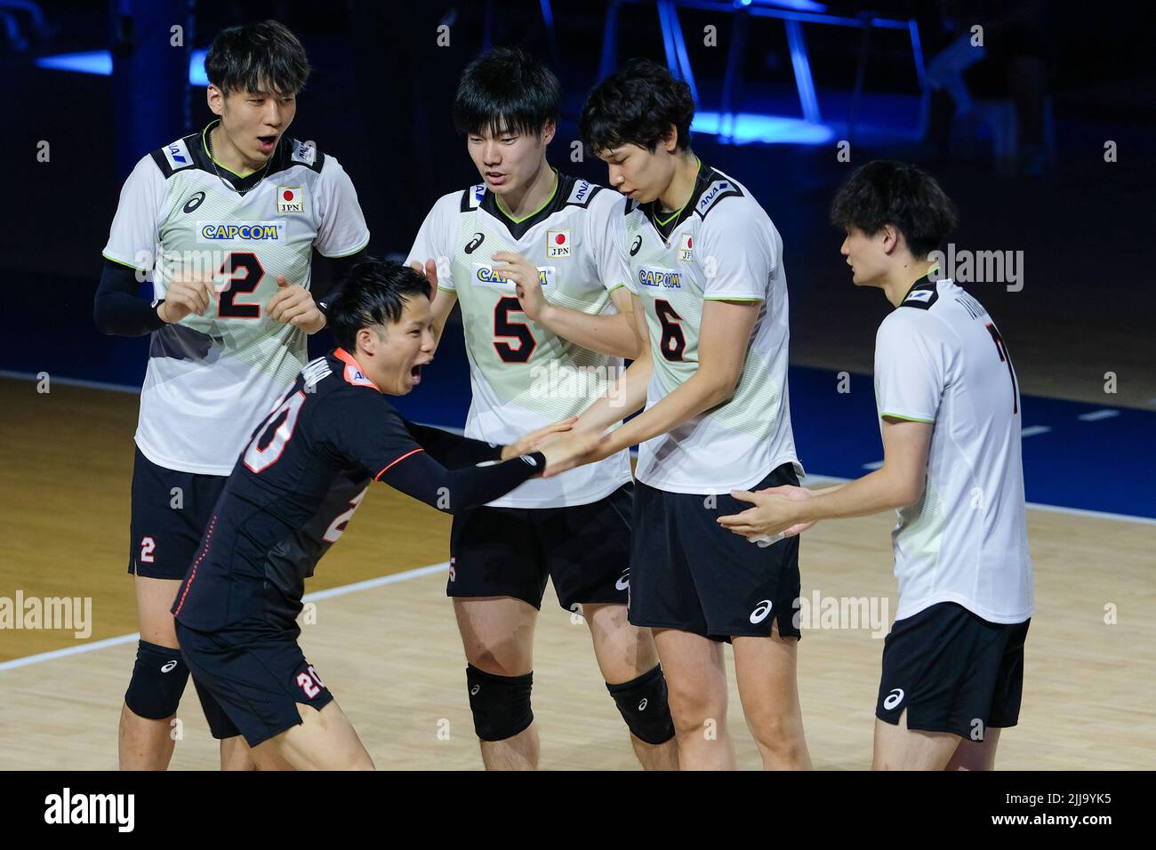 Bologne, Italie. 21th juillet 2022. Volley Nations League 2022 - quart de finale match France vs Japon Banque D'Images